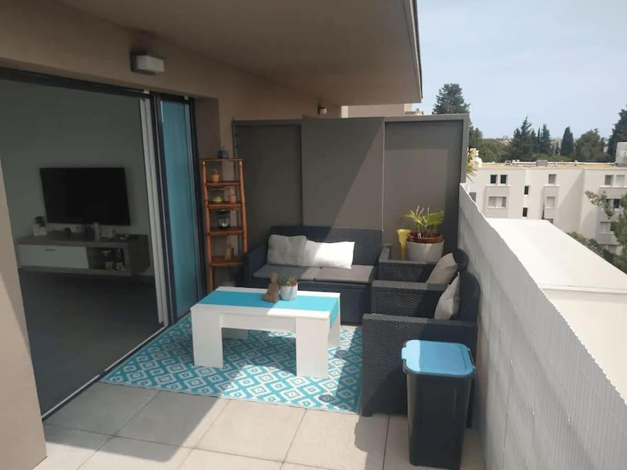 Magnifique Rooftop Duplex Climatise Familial, Aux Arceaux Montpellier Ngoại thất bức ảnh